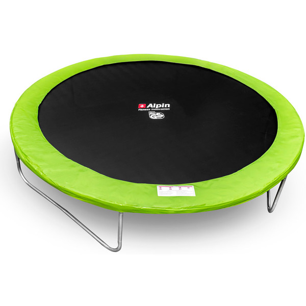 Батут Alpin 13 ft AT-404 outside зеленый (с защитной сеткой и лестницей)