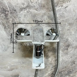 Смеситель Haiba HB60505-8 (белый/хром)
