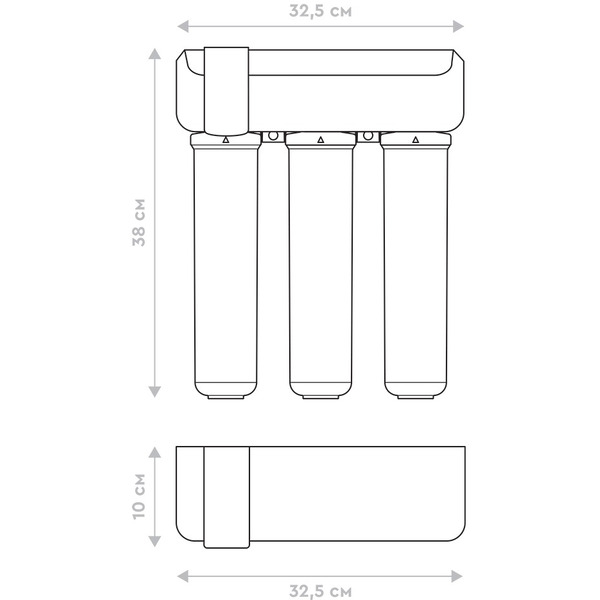Система обратного осмоса БАРЬЕР Compact Osmo 100