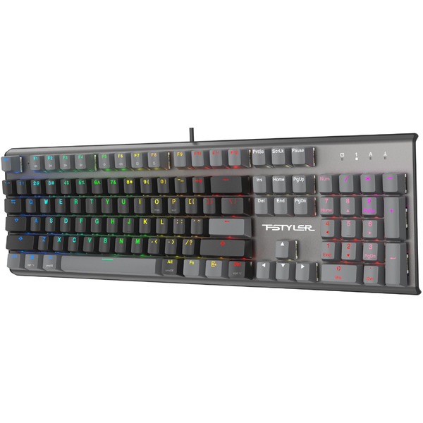 Клавиатура A4Tech Fstyler FS100 Neon (серый/черный)