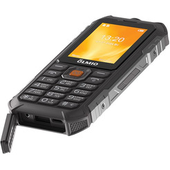 Мобильный телефон Olmio X07 (черный-оранжевый)