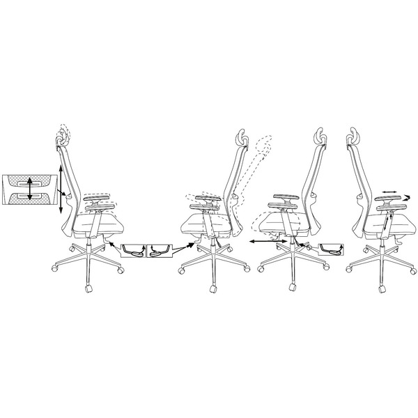Офисное кресло Бюрократ MC-912-H (черный)