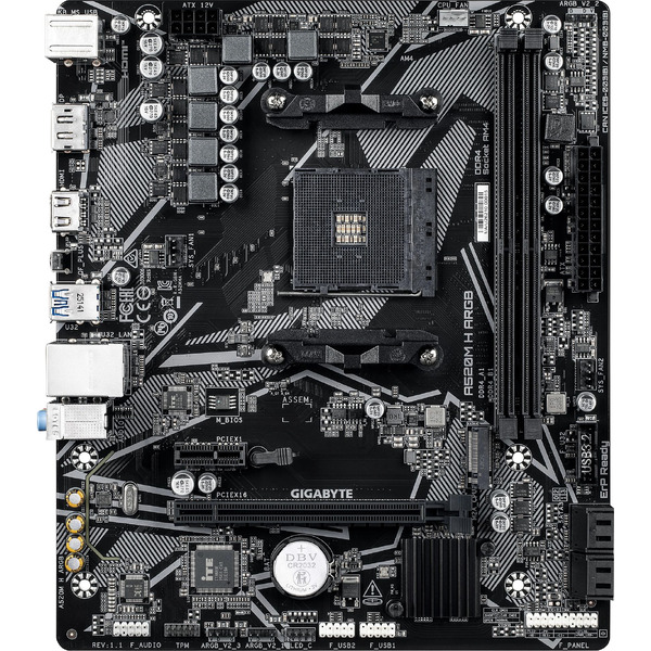 Материнская плата Gigabyte A520M H ARGB