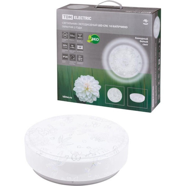 Светильник светодиодный TDM LED СПС 10 15Вт 4000К D35см, Капучино SQ0329-0160