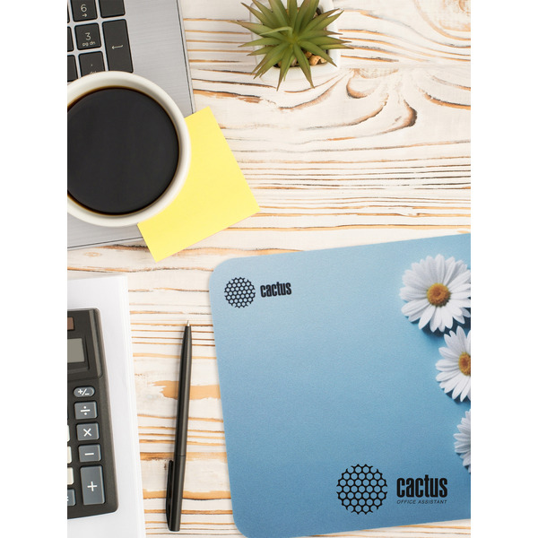 Коврик для мыши CACTUS Daisies CS-MPC-D07S