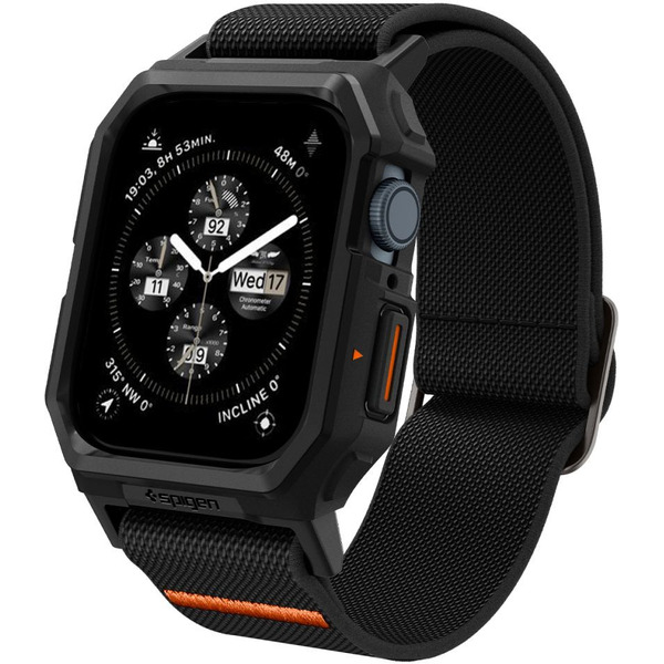 Ремешок с чехлом SPIGEN LITE FIT PRO для APPLE WATCHMATTE BLACK ACS07103