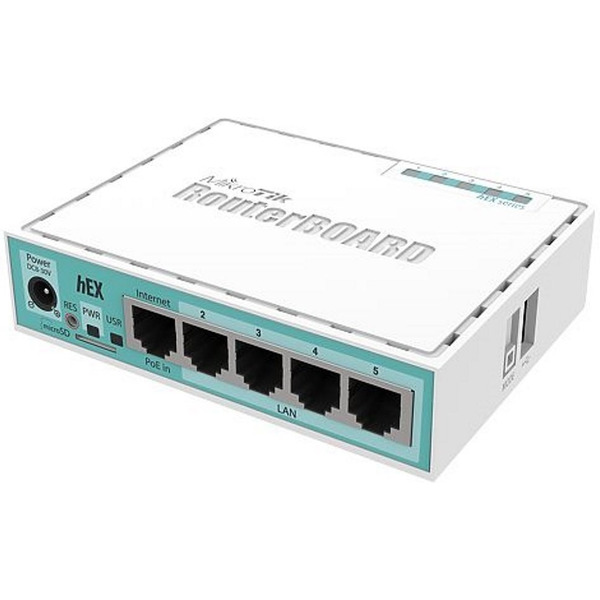 Маршрутизатор Mikrotik Hex (RB750Gr3)