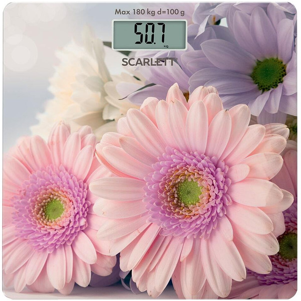 Весы напольные Scarlett SC-BS33E049 Gerberas