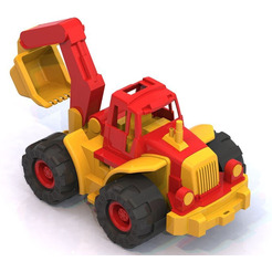 Трактор  Нордпласт Богатырь с ковшом 098_1_NP