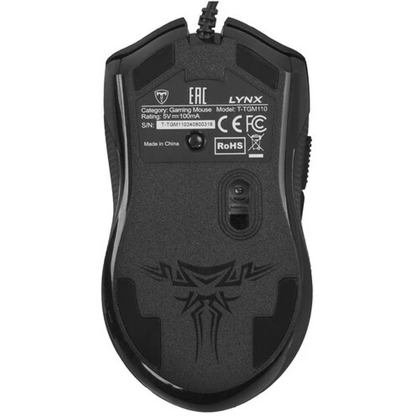 Проводная игровая мышь Defender T-Line Lynx (Черный, 72371)