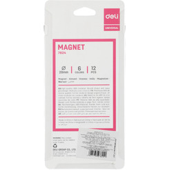 Магнитные держатели для доски DELI 7824 (20мм, 12шт)