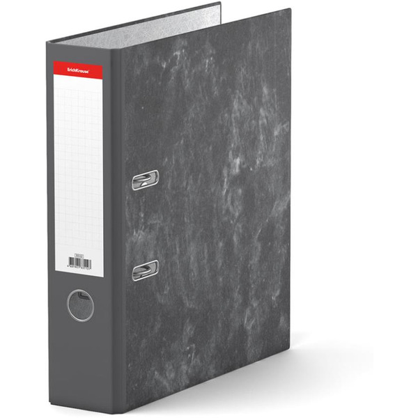 Файл-регистратор Erich Krause А4/70мм ECONOMY мрамор., серый 33112