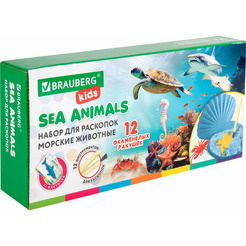 Набор для раскопок BRAUBERG Морские животные 665126