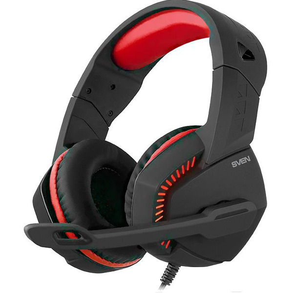 Гарнитура игровая SVEN AP-U989MV (черно/красная)