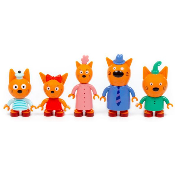 Конструктор Полесье Макси. Три кота. Дом котов 94944