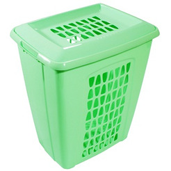 Корзина для белья пластмассовая с крышкой МАРТИКА Молетта 60 л (С702)