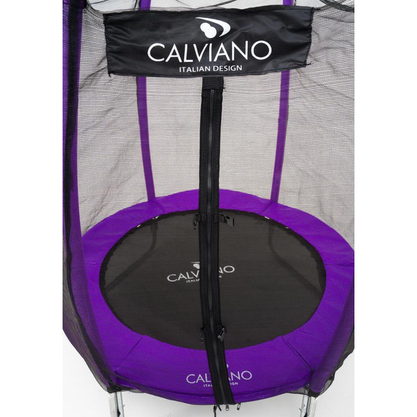 Батут Calviano 140 см - 4.5ft OUTSIDE master purple