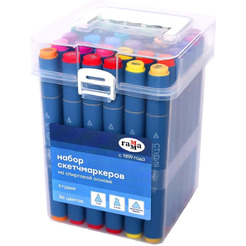 Набор двусторонних маркеров для скетчинга Гамма "Студия" 1204P_24 (24 цв.)