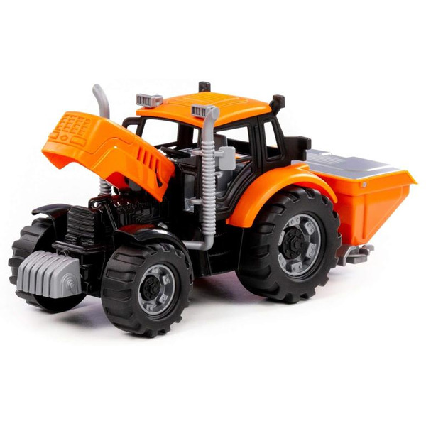 Трактор Полесье Прогресс сельскохозяйственный инерционный (оранжевый) 91246