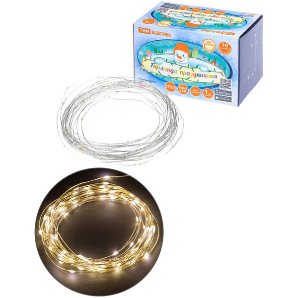 Гирлянда светодиодная TDM SQ0361-0057 "Роса100"