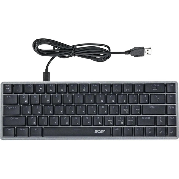 Клавиатура Acer OKW302 ZL.KBDCC.01C серебристый