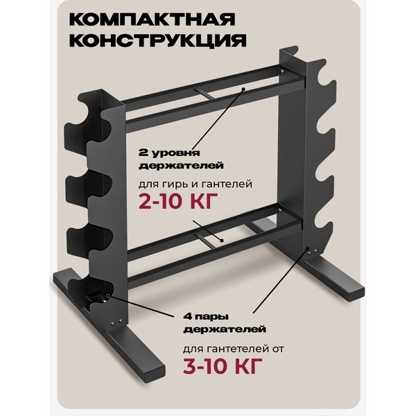 Стойка для гантелей Proiron СГ0202