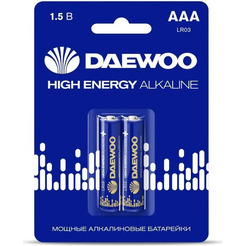Батарейка Daewoo High Energy Alkaline AAA 2 шт. 5030350