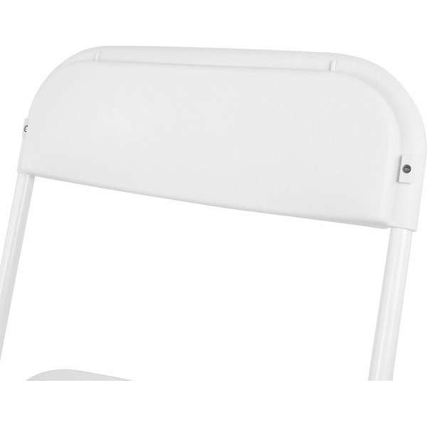 Стулья складные BRABIX Golf CF-002 (КОМПЛЕКТ 4 шт., белый каркас, пластик белый) 533031