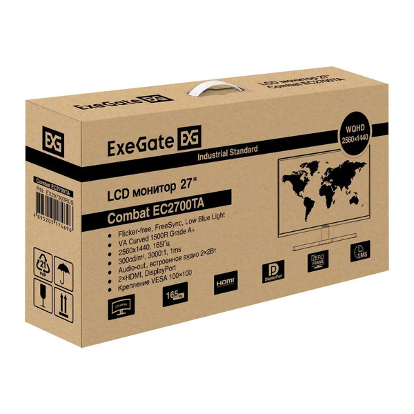 Монитор ExeGate Combat EC2700TA EX297303RUS