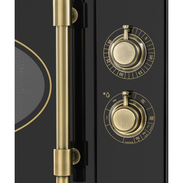 Встраиваемая микроволновая печь ретро MAUNFELD JBMO.20.5GRBG