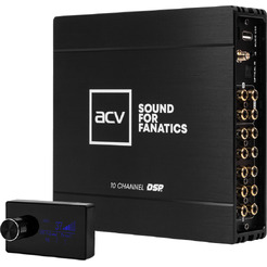 Автомобильный DSP-процессор с усилителем звука ACV DSP10HD
