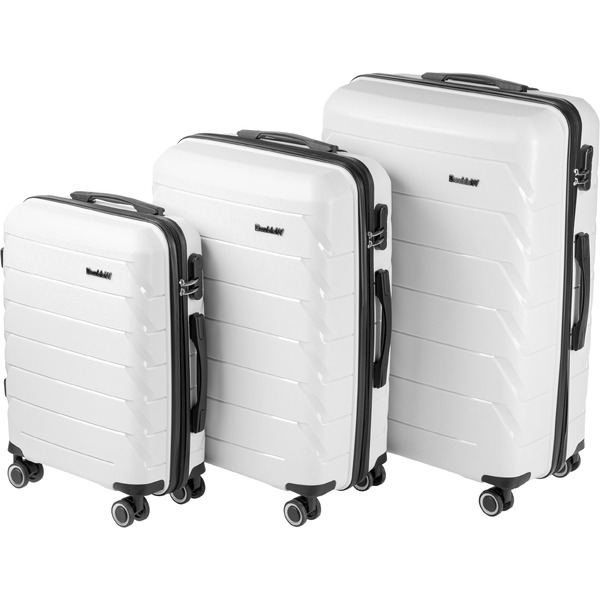 Чемодан DoubleW YF-PP02 (L, белый)