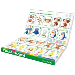 Пластилин BRAUBERG KIDS 106679 (44 цв.)