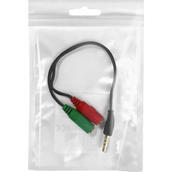 Адаптер Defender Jack 2x 3.5 mm - 3.5 mm [63012]