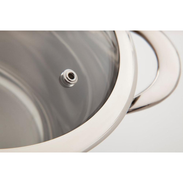 1102610 Tulip кастрюля стекл. крышка 20см 3л