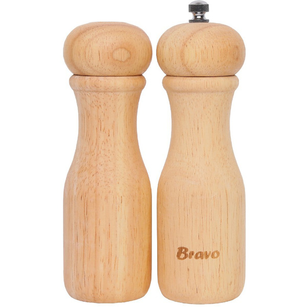 Набор мельница для перца и солонка BRAVO 351 гевея