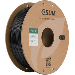Пластик eSUN PETG-CF 1.75 мм 1000 г (черный)