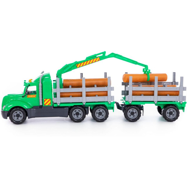 Автомобиль-лесовоз с прицепом  Полесье 55675 Майк