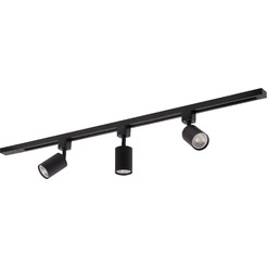 Трековый набор Osram 3 лампы 15W 4000К (черный)