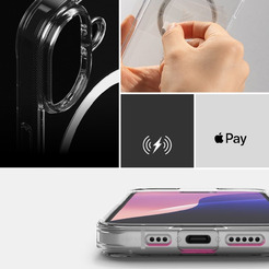 Чехол RINGKE FUSION MAGNETIC MAGSAFE для IPHONE 16 CLEAR