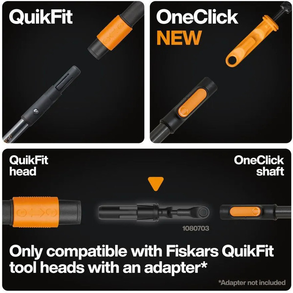 Адаптер OneClick для насадок QuikFit Fiskars 1080703