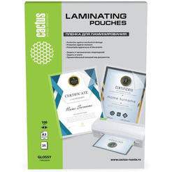 Пленка для ламинирования Cactus CS-LPGA310025