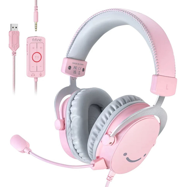 Наушники FIFINE H9 (розовый)