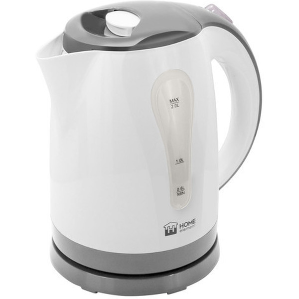 Электрочайник HOME ELEMENT HE-KT156 белый/серый
