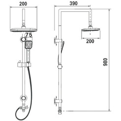 Душевая система AV Engineering AVSSS-066