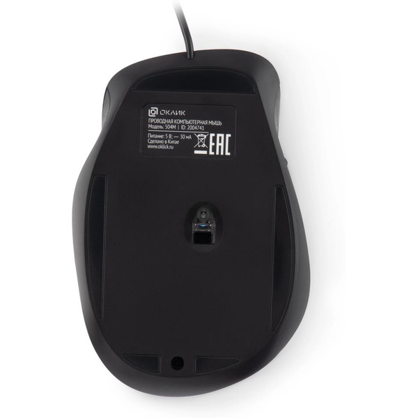 Мышь Oklick 504M (черный/серый)