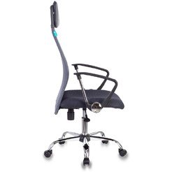 Кресло Бюрократ KB-6N (темно-серый TW-04 TW-12/хром)