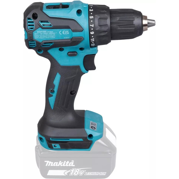 Дрель-шуруповерт Makita DDF490Z (без АКБ и ЗУ)