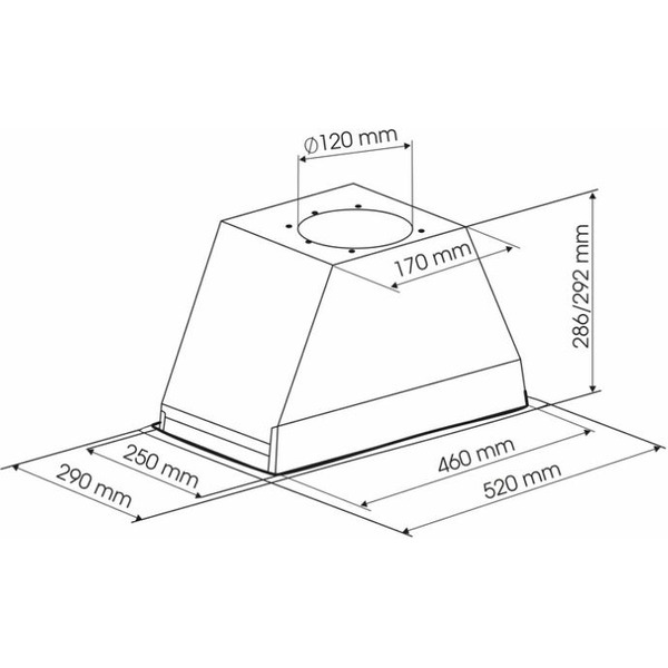 Вытяжка DACH Marselina 60 (черный)