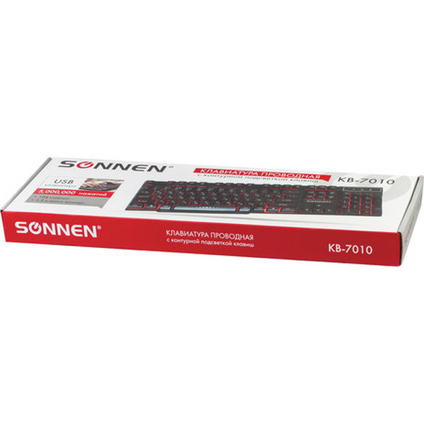 Клавиатура SONNEN KB-7010 (512653)